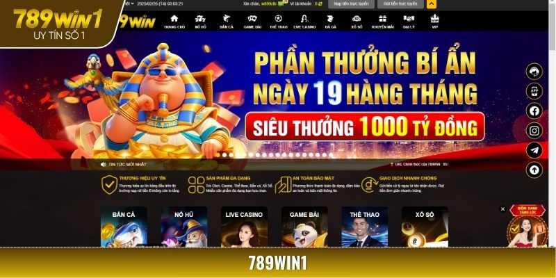 Khám Phá Thế Giới Giải Trí Tại 789win - Trải Nghiệm Không Thể Bỏ Qua